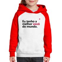 Moletom Infantil Eu tenho a melhor vovó do mundo - Foca na Moda