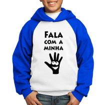 Moletom Infantil Fala Com a Minha Mão - Foca na Moda