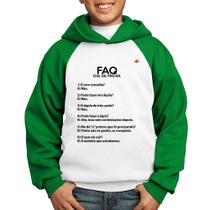 Moletom Infantil FAQ Dia de Prova - Foca na Moda
