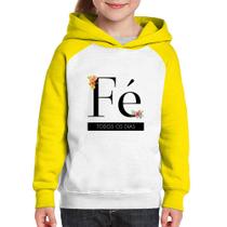 Moletom Infantil Fé todos os dias - Foca na Moda