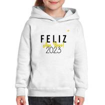 Moletom Infantil Feliz Ano Novo 2023 - Foca na Moda