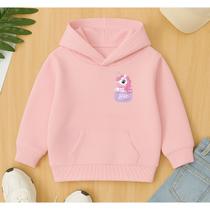 Moletom Infantil Feminino Canguru Estampa Unicornio No Bolsinho Fofo Lindo Minimalista Agasalho Moletom Infantil Feminino Canguru Estampa Unicornio No Bolsinho Fofo Lindo Minimalista Agasalho