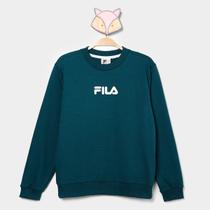 Moletom Infantil Fila Regular Letter Light Menino Moletom Infantil Fila Regular Letter Light Menino