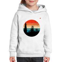 Moletom Infantil Floresta Vintage Sunset - Foca na Moda