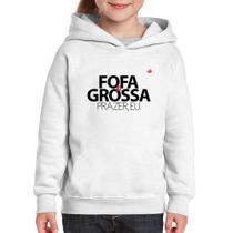 Moletom Infantil Fofa e grossa - Foca na Moda
