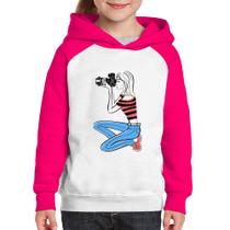 Moletom Infantil Fotógrafa Art - Foca na Moda