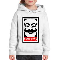 Moletom Infantil Fsociety - Foca na Moda