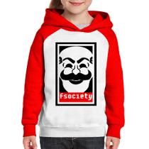 Moletom Infantil Fsociety - Foca na Moda