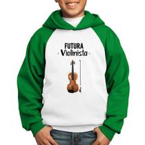 Moletom Infantil Futura Violinista - Foca na Moda