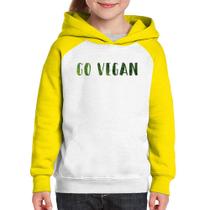 Moletom Infantil Go Vegan - Foca na Moda