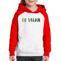 Moletom Infantil Go Vegan - Foca na Moda