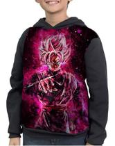 Moletom Infantil Goku Super Saiyajin Rose Dragon Ball Moletom Infantil Goku Super Saiyajin Rose Dragon Ball