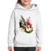 Moletom Infantil Guitarra Reggae - Foca na Moda