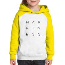 Moletom Infantil Happiness - Foca na Moda