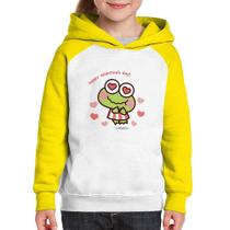 Moletom Infantil Happy Valentine's Day - Foca na Moda