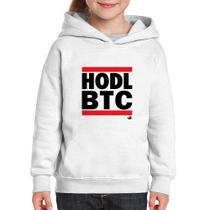 Moletom Infantil Hodl BTC - Foca na Moda