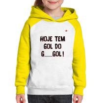 Moletom Infantil Hoje tem gol do G ___ gol! - Foca na Moda