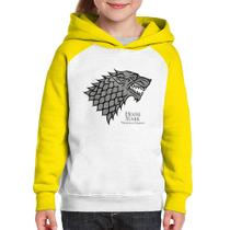 Moletom Infantil House Stark: Winter is Coming - Foca na Moda