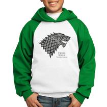 Moletom Infantil House Stark: Winter is Coming - Foca na Moda