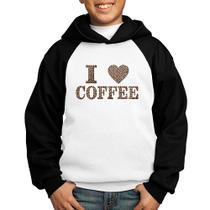 Moletom Infantil I Love Coffee - Foca na Moda