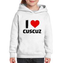 Moletom Infantil I love cuscuz - Foca na Moda
