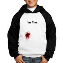 Moletom Infantil I'm fine - Foca na Moda