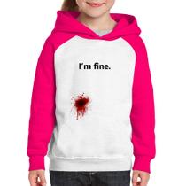 Moletom Infantil I'm fine - Foca na Moda