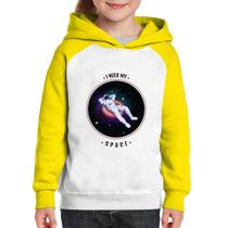 Moletom Infantil I need my space - Foca na Moda