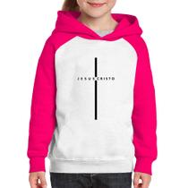 Moletom Infantil Jesus Cristo em Cruz - Foca na Moda