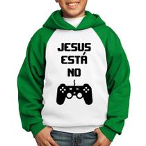 Moletom Infantil Jesus está no controle - Foca na Moda