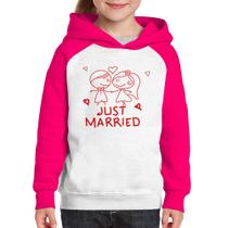 Moletom Infantil Just Married - Foca na Moda