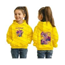 Moletom Infantil KPop Demon Hunters Outono Inverno Esportivo Casual Y2K Cosplay Jaqueta Com Capuz