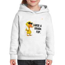 Moletom Infantil Lanso a braba fdp - Foca na Moda
