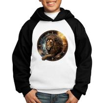 Moletom Infantil Leão Sígno - Foca na Moda