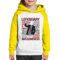 Moletom Infantil Legendary Awesomeness - Foca na Moda