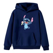 Moletom Infantil Lilo Stitch Casaco Oferta Malha Premium New