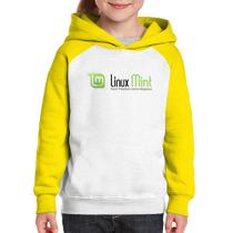 Moletom Infantil Linux Mint - Foca na Moda