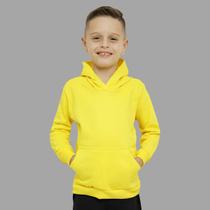 Moletom Infantil Liso Especial Canguru Mb Sport Amarelo
