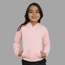 Moletom Infantil Liso Especial Canguru Mb Sport Rosa