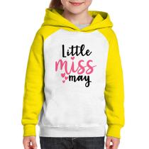 Moletom Infantil Little miss may - Foca na Moda