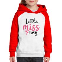 Moletom Infantil Little miss may - Foca na Moda