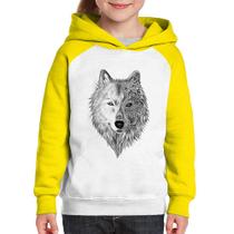 Moletom Infantil Lobo Mandala - Foca na Moda
