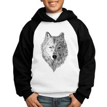 Moletom Infantil Lobo Mandala - Foca na Moda