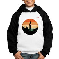 Moletom Infantil Londres Vintage Sunset - Foca na Moda