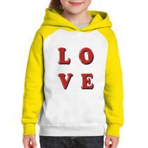 Moletom Infantil LOVE - Foca na Moda