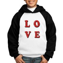 Moletom Infantil LOVE - Foca na Moda