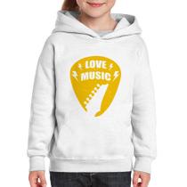 Moletom Infantil Love Music - Foca na Moda