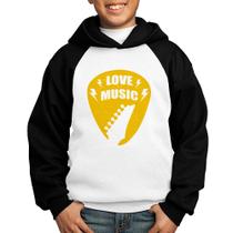 Moletom Infantil Love Music - Foca na Moda