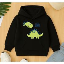 Moletom Infantil Masculino Estampa Cool Dino Diversão Dinossauro Jurassic Fofo Menino Garoto Escola Moletom Infantil Masculino Estampa Cool Dino Diversão Dinossauro Jurassic Fofo Menino Garoto Escola