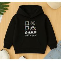 Moletom Infantil Masculino Estampa Game Changer Jogos Criança Inverno Frio Escola Conforto Moletom Infantil Masculino Estampa Game Changer Jogos Criança Inverno Frio Escola Conforto